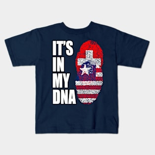 Switzerland And Liberian Mix DNA Heritage Kids T-Shirt